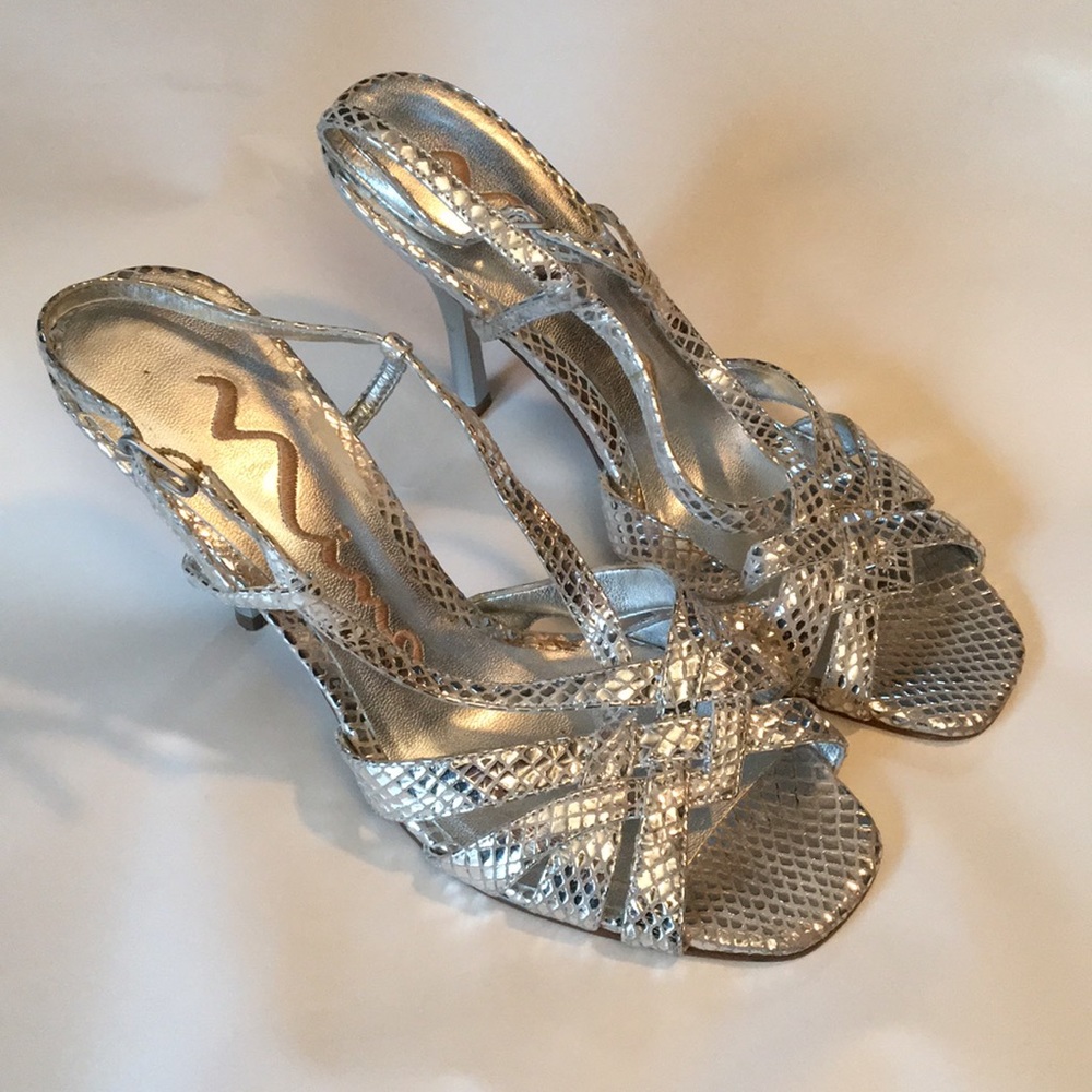 Nina silver shoes